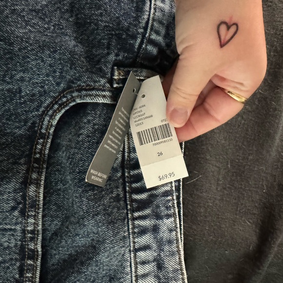 Lane Bryant Dark Denim Mini Skirt - Picture 6 of 6